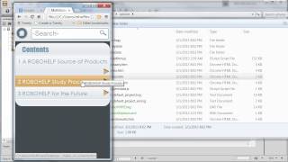 Adobe TCS FrameMaker publish to HTML5 via RoboHelp with "Defaults"