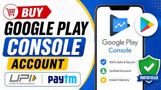 Buy Play Console Account 2026 | How to create google play console account free | Paytm UPI