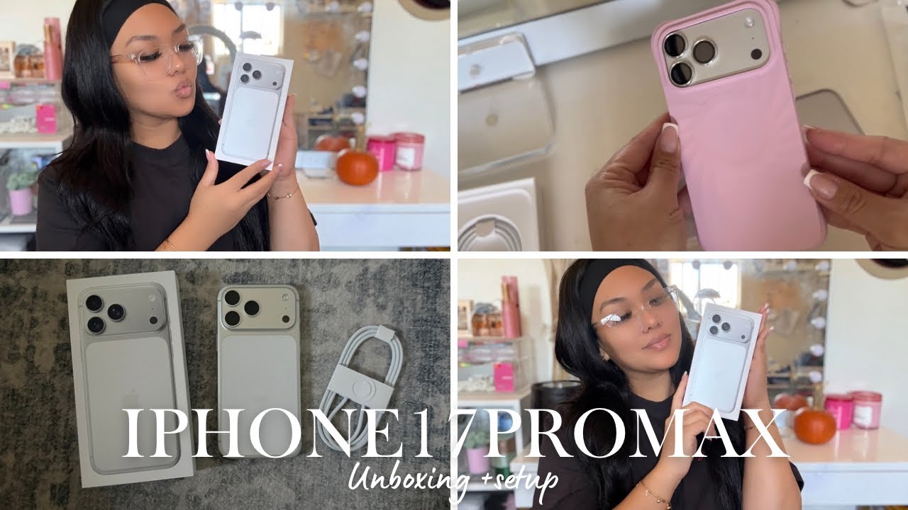 iPhone 17 ProMax unboxing + Setup! 