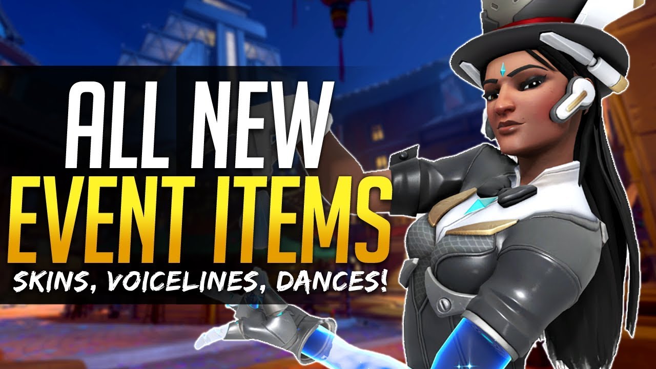 Overwatch ALL NEW ITEMS - Skins, Voicelines, Emotes and more! Anniversary Event