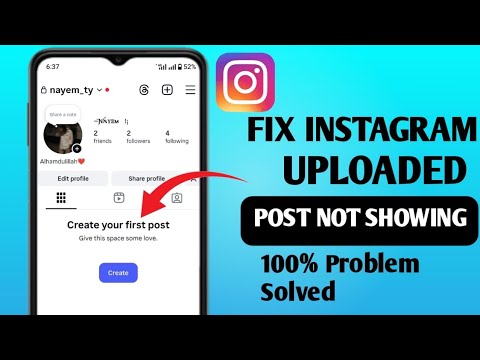 Fix Instagram Post Not Showing On My Profile Problem | Instagram Post ...