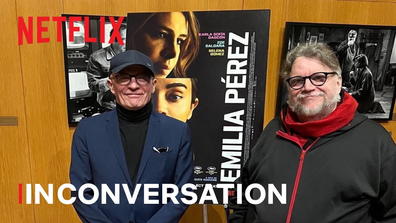 Guillermo del Toro & Jacques Audiard discuss Emilia Pérez