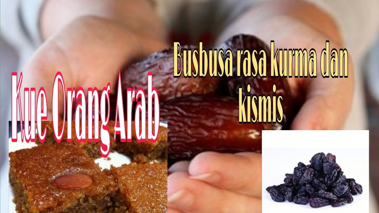 KUE ARAB / BASBUSA RASA KURMA & KISMIS 