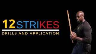 12 Basic Kali Stick Strikes and Counter drill