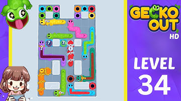 Gecko Out Level 34 Solution Walkthrough