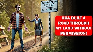 Hoa Built A Road Through My Land Without Permissionthey Regret Picking A Fight With The Wrong O