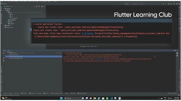 A build operation failed.Could not create task 