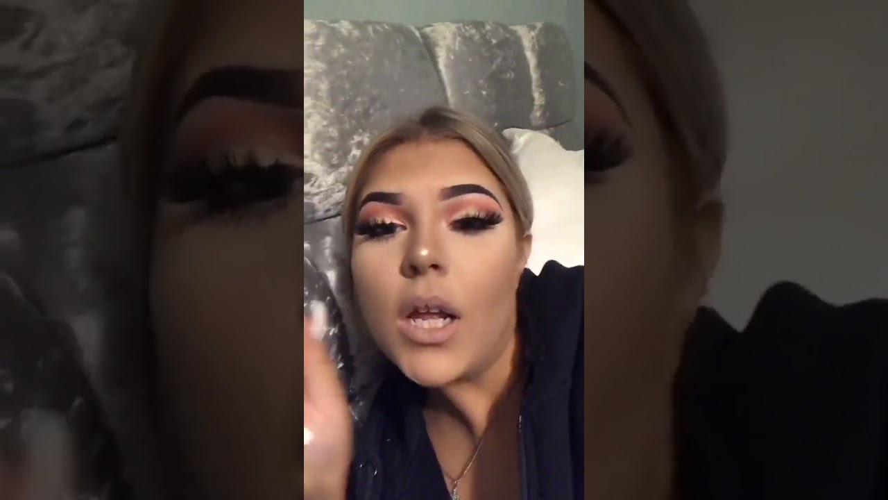 Girl with Glam Makeup Vibes and Enjoys Music