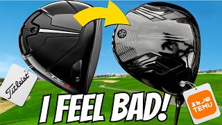 I Bought A FAKE TITLEIST DRIVER From Temu - CRAZY RESULTS!