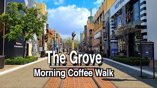 Hollywood The Grove Morning Fall Coffee Walk | 5k 60 | City Sounds