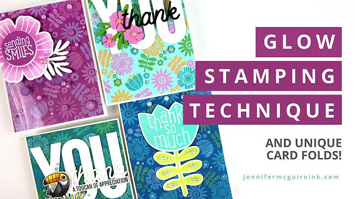 Glow Stamping Technique - With Basic Inks!