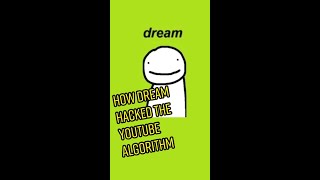 How Dream hacked YouTube’s algorithm #shorts #dreamsmp #dream #dreamminecraft #youtubegrowthhacks