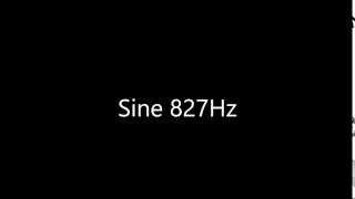 Sine 827Hz Audio Only
