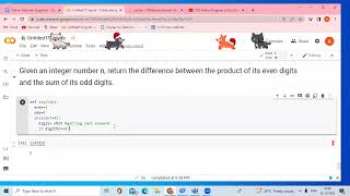 python program to difference between the product of  even digits and the sum of odd digits