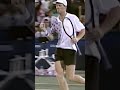 Jim Courier's PERFECT net play! 👌