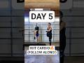 HIIT Cardio Burn 🔥 Day 5 #hiitcardio #homeworkout #burnfat #loseweight #busyparents