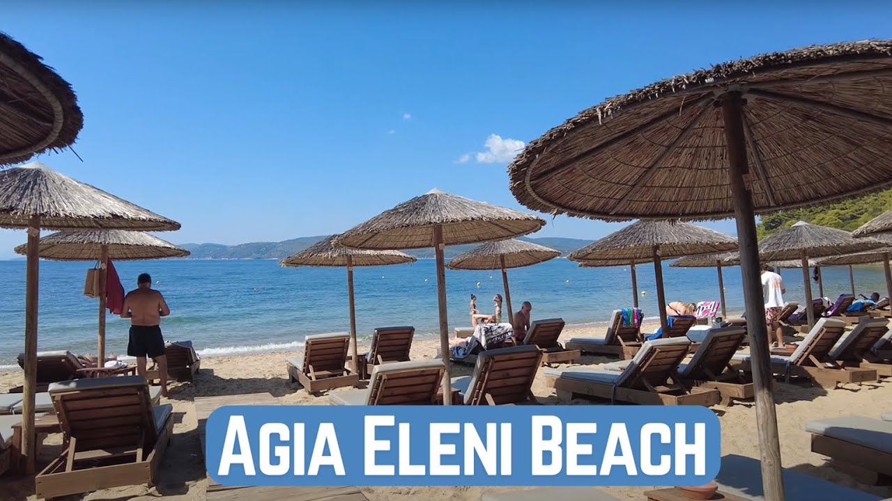 Agia Eleni Beach - Skiathos , Greece [4k Ultra HD 60fps]