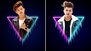 PicsArt Neon Triangle Pop Out Effect | PicsArt Photo Editing Tutorial