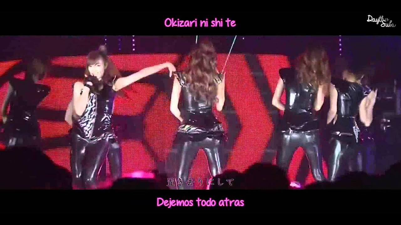 SNSD - The great escape [LIVE] [Sub español + Kanji + Roman]