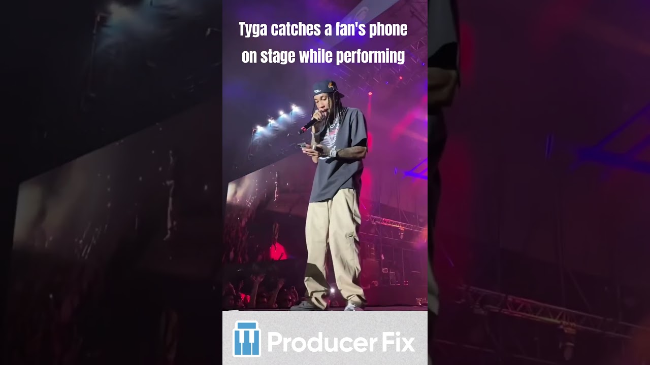 Watch Tyga Catches A Fan's Phone On Stage While Performing #shorts on YouTube Watch Tyga Catches A Fan's Phone On Stage While Performing #shorts on YouTube