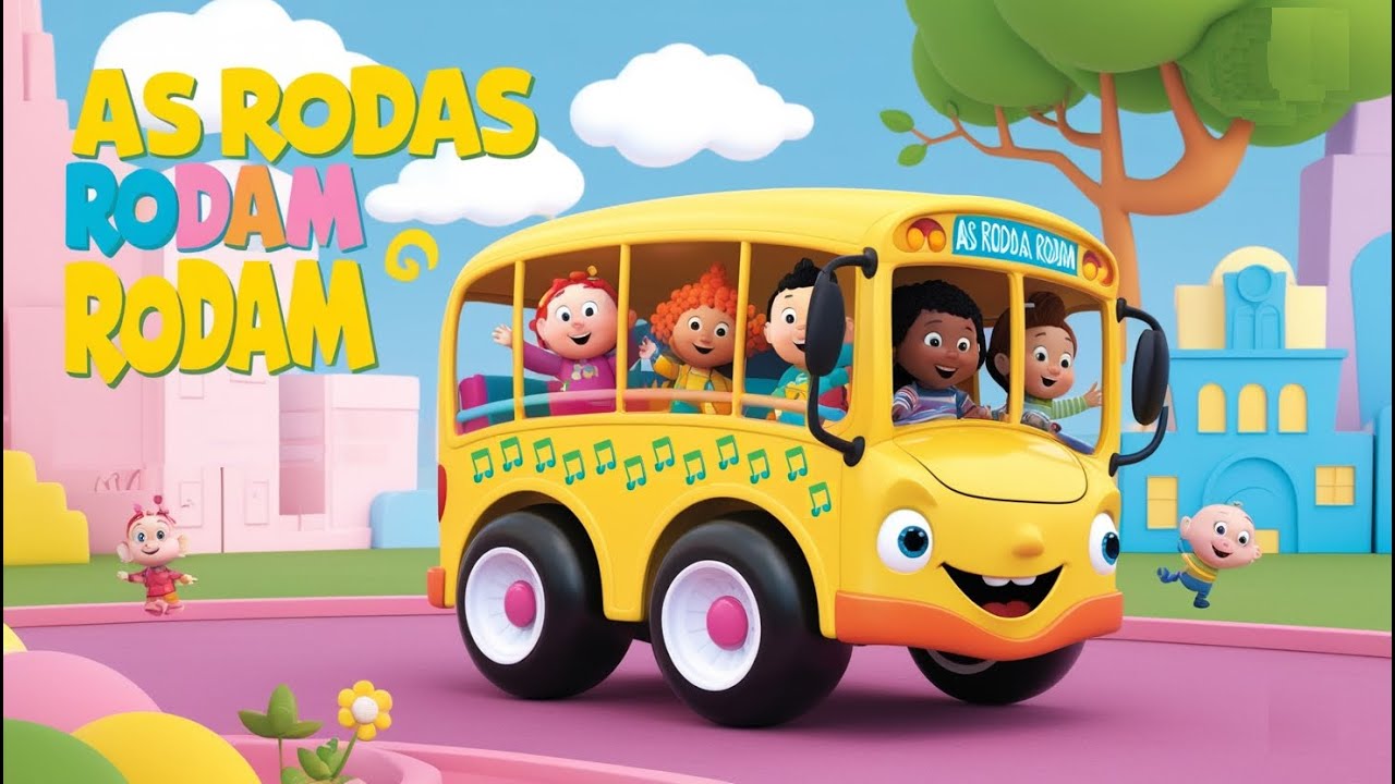 🎵 A Roda do Ônibus Gira Gira Gira 🚍🎶 Aventura Musical Divertida para ...