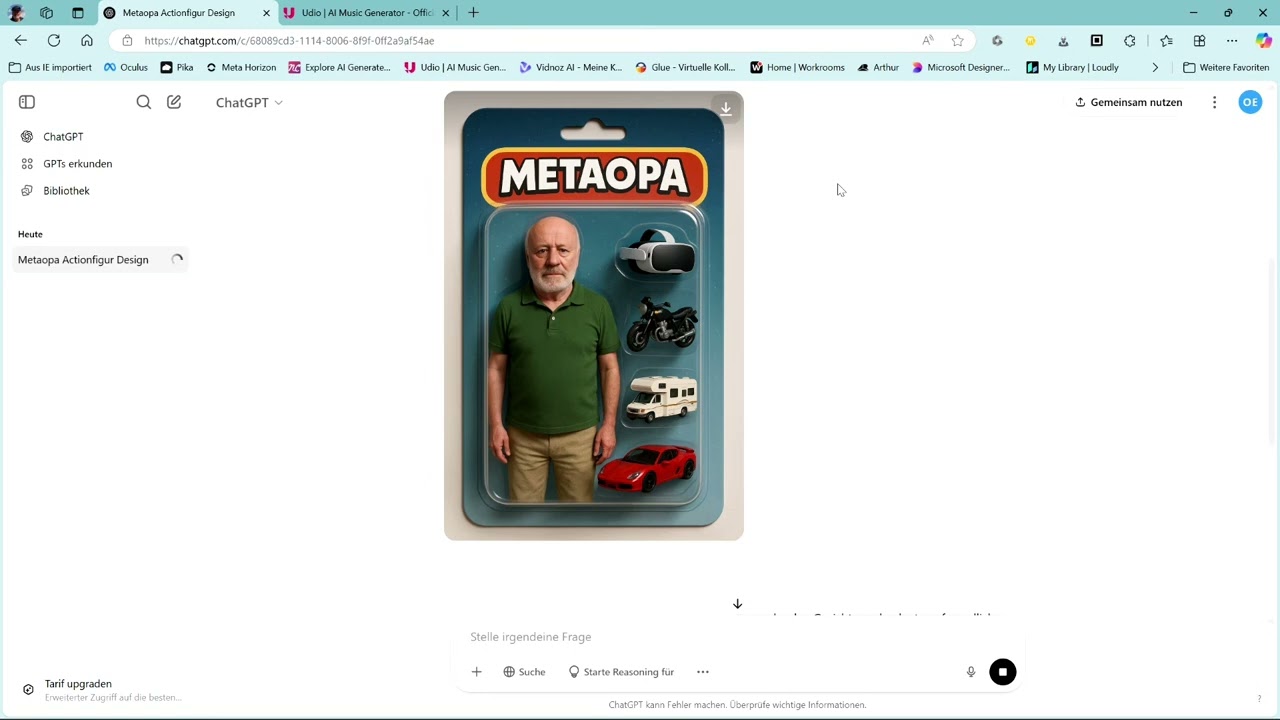 Aktionfigur in Verpackung