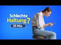 👉 Schlechte Haltung? 35 Min für eine aufrechte Körperhaltung