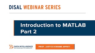 DISAL Matlab Webinar Series _#2