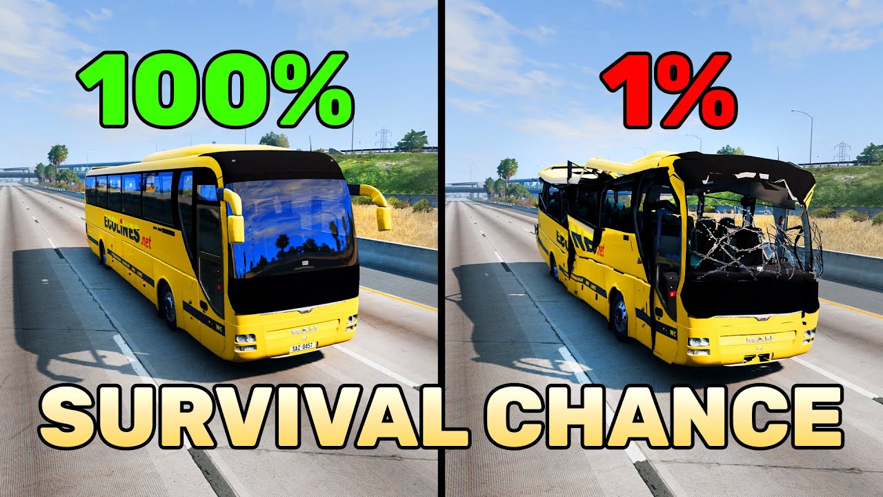 BeamNG.drive Realistic Crashes #45 | Epic Survival Chance Test