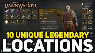 The Blood of Dawnwalker - 10 Unique Legendary Weapon & Armor Locations
