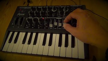 MicroBrute: How to make drum sounds