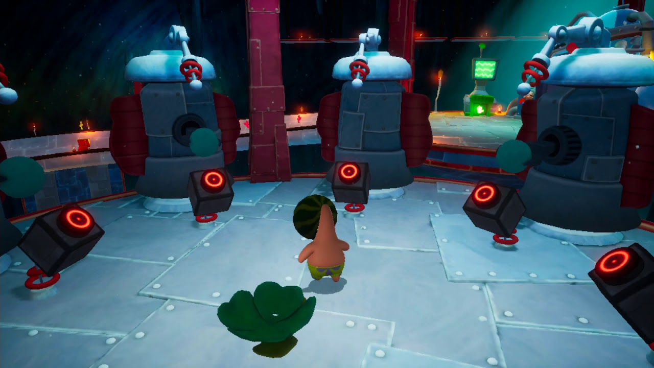 Spinning Towers Puzzle -SpongeBob SquarePants: Battle For Bikini Bottom Rehydrated(Nintendo Switch)