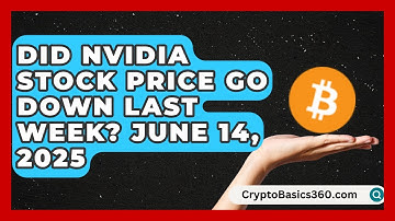 Did Nvidia Stock Price Go Down Last Week? June 14, 2025 | Stock and Options Playbook