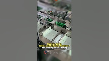 Medicine Bottle Sorting and Box Packing Machine ③Box Erecting and Cartoning