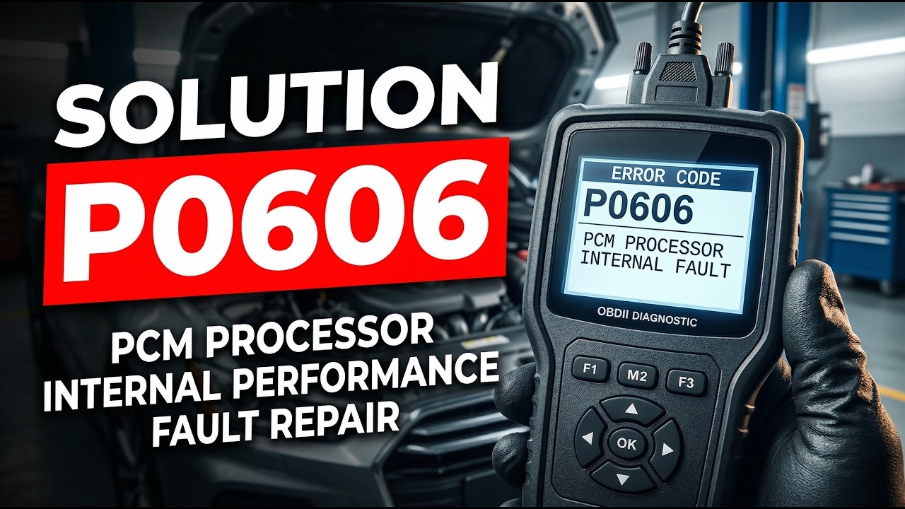 HOW TO FIX P0606 OBD II ERROR CODE - Pcm Processor Internal Performance ...
