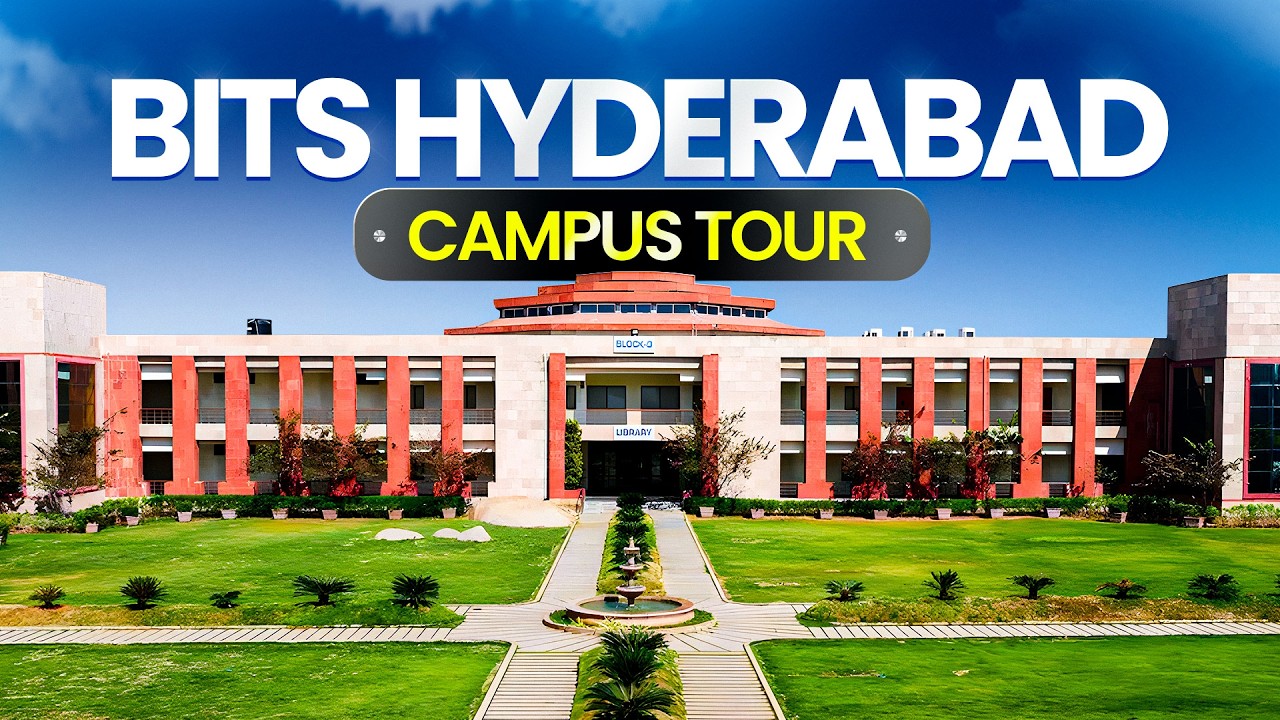 BITS Hyderabad Campus Tour | Hostels, Mess, Gym & Sports, Lecture Halls ...
