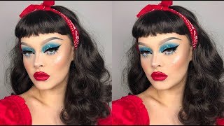 PIN UP GIRL DRAG MAKEUP TUTORIAL! | Lucy Garland