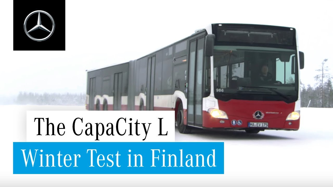 Testfahrt mit dem CapaCity L in der Kälte Finnlands | Mercedes-Benz Buses