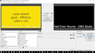 OBS Studio 18.0.0 Add a Color Source