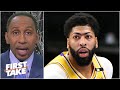 Stephen A. is getting 'just a touch nervous' about the Lakers' chances in the West | First Take