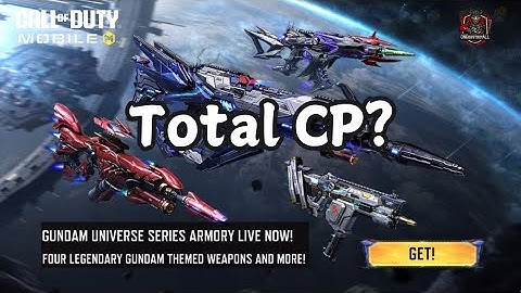 Gundam Universe Series Armory: Total CP For All 4 Legendary Weapons? FREE Beam Scissors