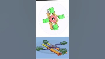 Mechanical principal mechanism||mechanical mechanism #shorts #3d #engineering #cad #animation