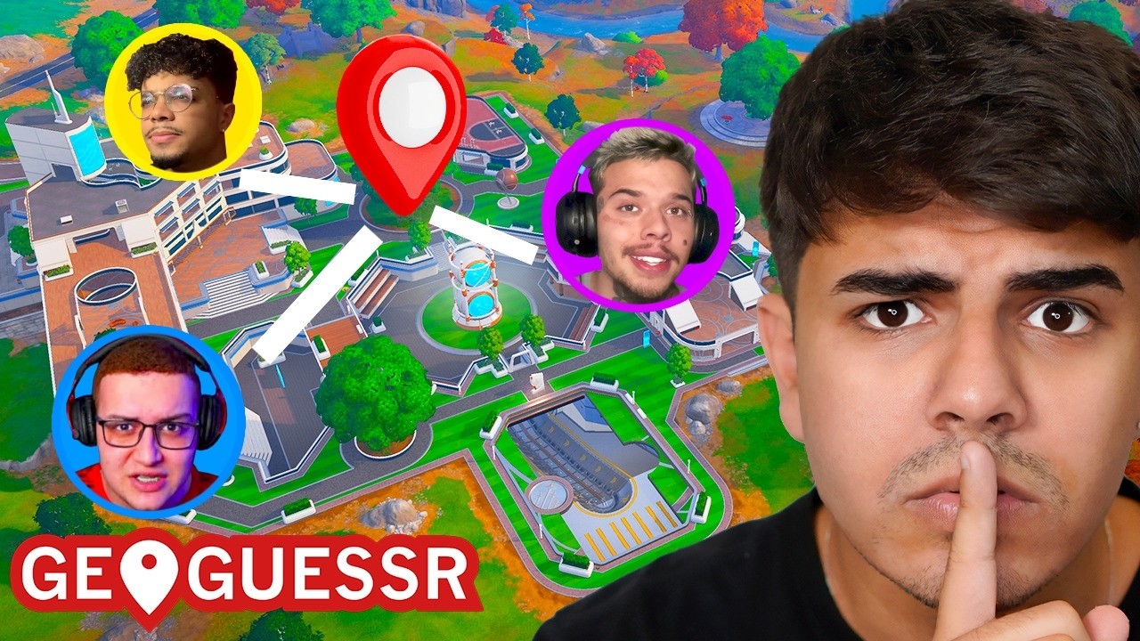 GEOGUESS ESCONDE ESCONDE no FORTNITE!