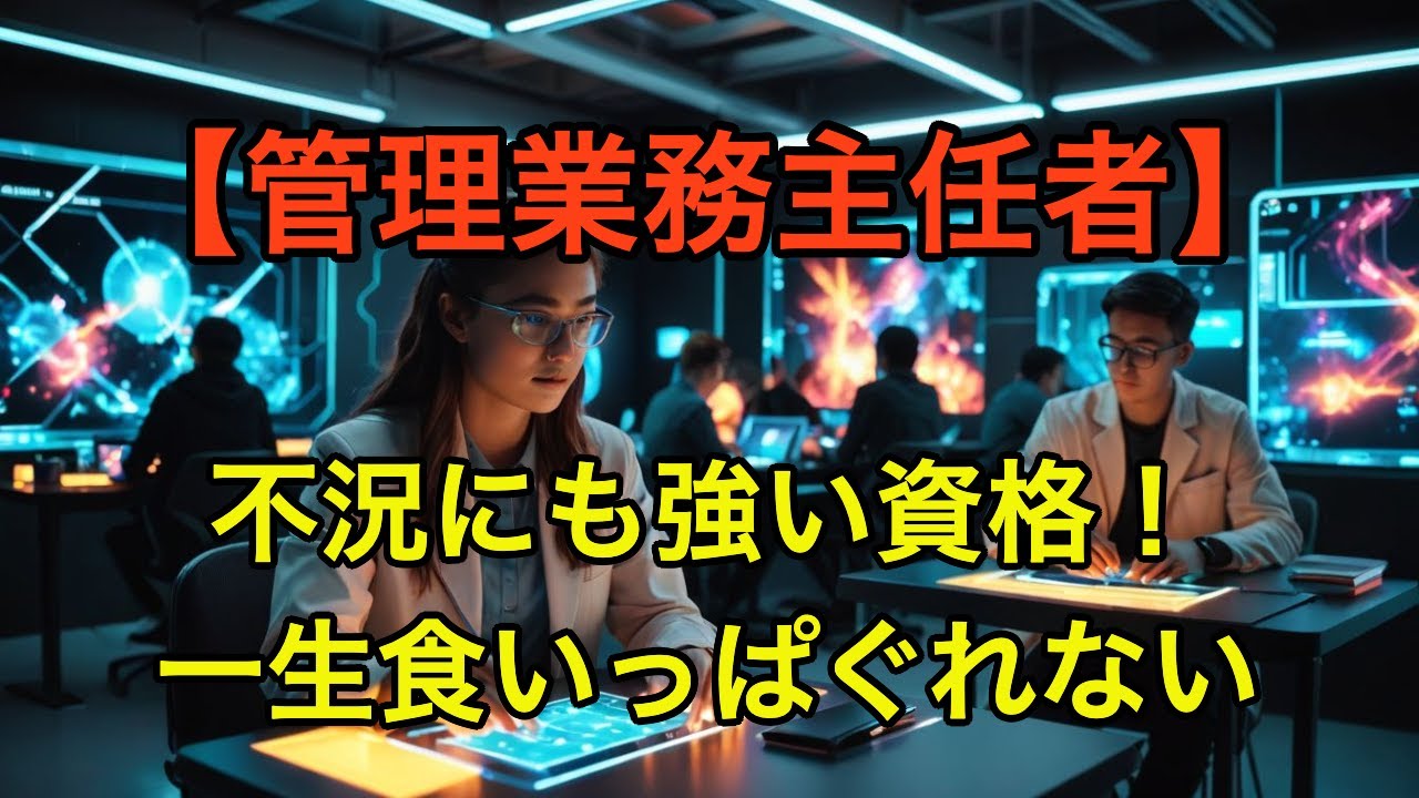 管理業務主任者が“一生食いっぱぐれない”理由