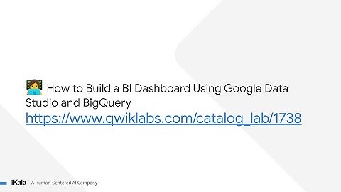 [qwiklabs] How to Build a BI Dashboard Using Google Data Studio and BigQuery