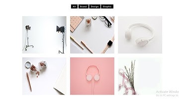Responsive  Filter Portfolio Section Using JAVASCRIPT & BOOTSTRAP || Portfolio Website Project