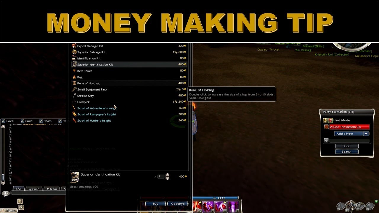 Guild Wars MONEY MAKING Tip YOU Should Do!