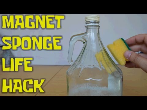 Magnet Sponge LifeHack