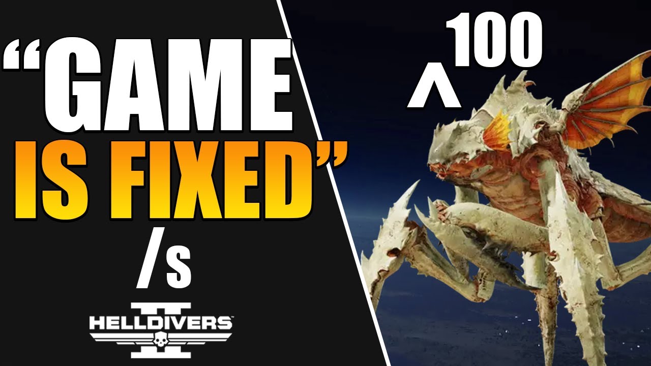 Helldivers 2 New Update "fixed" the game! - YouTube