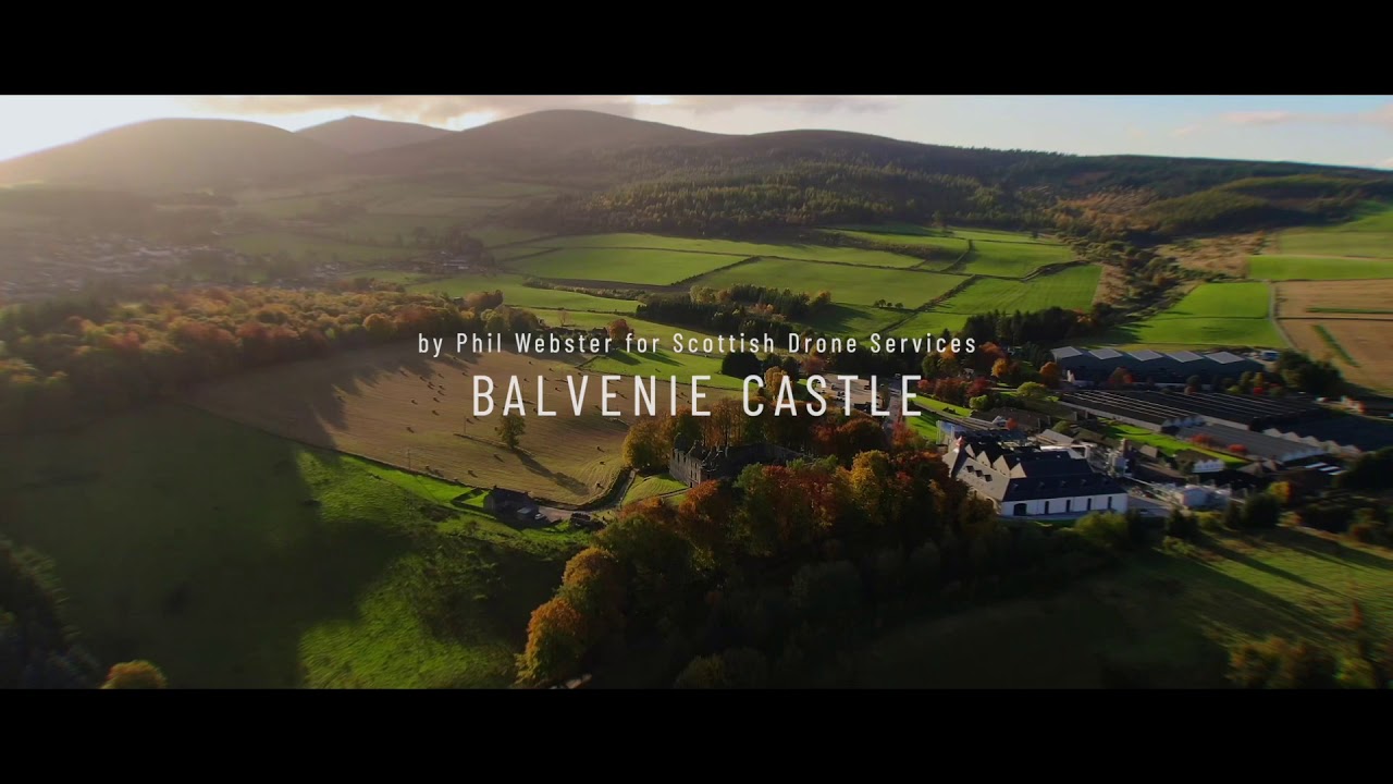 MORAY TREASURES EP5: BALVENIE CASTLE, Dufftown Moray - Aerial Drone Film